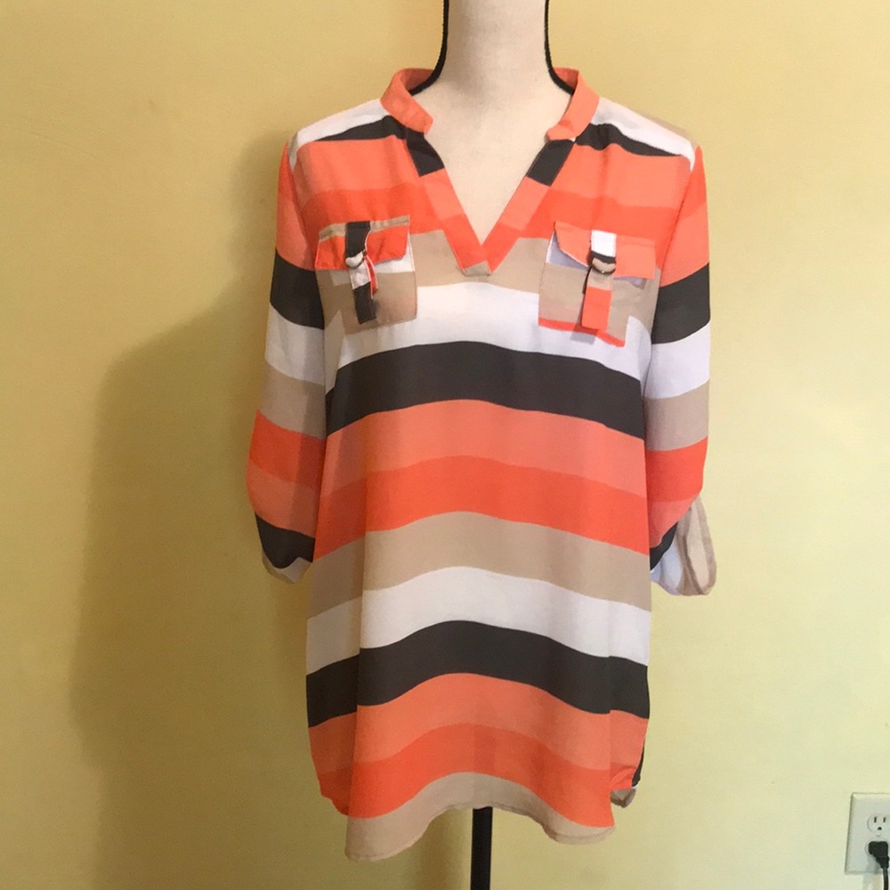 Multicolored blouse — 3/$25 SALE item!
